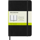 Moleskine - Carnet classique, poche, uni, noir, couverture souple (3,5 x 5,5)-Carnet Classic couverture souple colorée 