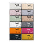Staedtler - FIMO Effect Ensemble de pâte à modeler - Couleurs bohèmes - Paquet de 12-12 demi-blocs emballés individuellement - Différents packs de couleurs avec différents effets de couleur et combinaisons de couleurs coordonnées