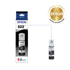 Epson - T522 Bouteille d’encre - Capacité standard - Noir-Bouteilles de rechange à faible coût permettant d’économiser jusqu’à 80 % sur l’encre comparativement aux cartouches