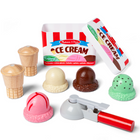 Melissa & Doug - Glace Chopper & Stack-Le set de jeu magnétique comprend 4 cuillères magnétiques à glace, 2 cornets, une cuillère magnétique, un bac de glace avec couvercle pour ranger les pièces de jeu