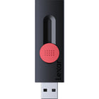 Lexar - JumpDrive double connecteur D300 USB 3.2 Gen 1 Type-C - 128Go - Noir-Dispose d'un boîtier élégant et d'un design rétractable pour protéger les connecteurs
