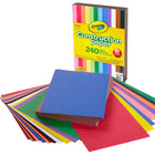 Crayola - Papier de construction, 240 feuilles par paquet, 3 paquets, 720 feuilles au total-Les couleurs vives sont idéales pour les travaux manuels de vacances