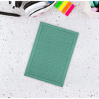 Hilroy - Journal à motif géométrique gaufré - 10 po x 7 po - Ligné - 128 feuilles - vert-Tranches décoratives pour une apparence raffinée et sophistiqué
