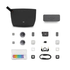 DJI - Mic Mini 2S avec 2 émetteurs, 1 récepteur et un étui de charge-Jusqu’à 28 heures de stockage interne, enregistrement interne en virgule flottante 32 bits