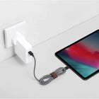 Native Union - Câble Belt USB-C vers USB-C 1,2m Cable - Zèbre-Pour téléphones et tablettes Type-C. Restez sans enchevêtrement avec le bracelet en cuir véritable
