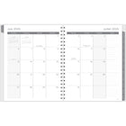 Mead - Agenda scolaire hebdomadaire/mensuel papillon vert 2025-2026 - 11 po H x 8 1/2 po l - multicoloure - bilingue-Couverture rigide durable