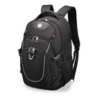 Swissdigital - Sac à dos noir KAPPEL avec localisateur SDD-Le compartiment rembourré pour ordinateur portable est conçu pour s'adapter à n'importe quel ordinateur portable jusqu'à 17 pouces.