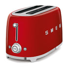 SMEG - Toaster Rétro À Long Slot 4 Tranches - Rouge-Obtenez un confort optimal avec le popup de tranches automatique.