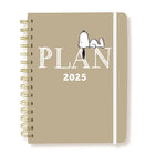 Graphique - 2024-2025 Académique Peanuts Planner Hebdomadaire/Mensuel Planificateur de Bureau - 15.24 x 20.32 cm-18 mois