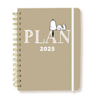 Graphique - 2024-2025 Académique Peanuts Planner Hebdomadaire/Mensuel Planificateur de Bureau - 15.24 x 20.32 cm-18 mois