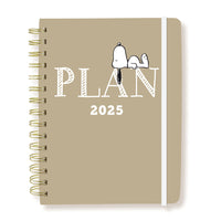 Graphique - 2024-2025 Académique Peanuts Planner Hebdomadaire/Mensuel Planificateur de Bureau - 15.24 x 20.32 cm-18 mois