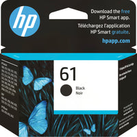 HP 61 Cartouche d’encre noire d’origine (CH561WN)-Couleur: Noir