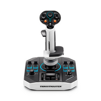 Thrustmaster - Sol-R 1 Flightstick - Le joystick pour combat et exploration spatiale sur PC-Joystick idéal pour conquérir les étoiles : 1 manche amovible ambidextre et une base incluant une manette de gaz centrale pour un total de 44 boutons d’action Windows 11/10