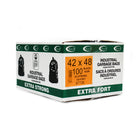 Eco II - Sacs à ordures - 42 po x 48 po - extra fort - noir - paquet de 100 -Paquet de 100