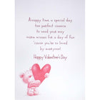 Mill Brook - Cartes De Souhaits De La Saint-Valentin Studio 5-3/8 po x 7-3/4 po / Enveloppes - Paquet de 18 - Câlin d'ours-Imprimées sur un papier de qualité non couché