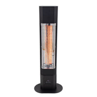 EnerG+ - 1500-Watt Infrared Floorstanding Electric Outdoor Heater with Wifi-Le modèle de table réchauffera tout le monde autour de la table, ouplacez la sur une table d'appoint et réchauffera votre espace de vie extérieur.