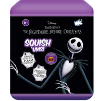 Excell Brands - Nightmare Before Christmas Squish'ums-Plongez dans l'univers de Halloween Town avec les Squish'ums inspirés de L'Étrange Noël de Monsieur Jack