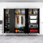 Prepac - Armoire à chaussures HangUps - noir-Charnières réglables dans 6 directions pour un réglage précis de la porte