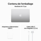 Apple - Portatif MacBook Air 13,6 po, M3, SSD 512 Go, Mémoire unifiée 8 Go - Argent - Anglais-Si Vous Aimez Iphone, Vous Allez Adorer Mac - MacBook Air fonctionne en parfaite synergie avec vos autres appareils Apple. Commencez un courriel sur iPhone et finissez - le sur Mac. Envoyez des textos à partir de votre Mac à vous la flexibilité