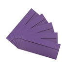JAM Paper Enveloppes format livret avec fermeture gommée, 4 1/8 x 9 1/2 po, violet foncé, 100/paquet-Ouverture : livret