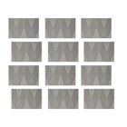 Maxwell & Williams - Accents de Table Napperon Rectangulaire - 45 x 30 cm - Gris Diamant - Paquet de 12-Essuyer avec un chiffon humide