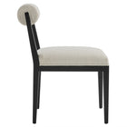 Modway - Kai Tissu Chaise à manger Ensemble de 2 - Lin-Assemblée requise