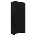 Manhattan Comfort - Cornelia 29,61 po Armoire de Rangement Moderne à 4 Étagères - Noir-Assemblage à domicile requis Tout le matériel inclus