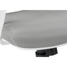 Monarch Specialties - 7225 Chaise De Bureau Multi-Position- Blanc/Meche Gris/-Hauteur du siège: 17,5 po à 21,25 po H; dimensions du siège: 20,25 po L x 19,5 po P; capacité de poids: 300 lb