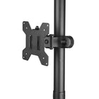 TygerClaw - Bras pour moniteur à montage sur poteau de 17 po à 32 po-La conception de la plaque VESA est universellement compatible avec différentes tailles et marques de moniteurs
