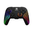 PDP - Manette sans fil Afterglow Wave pour Nintendo Switch – Noire-Boutons dorsaux applicables - Programmation des boutons de retour pour un gameplay personnalisé