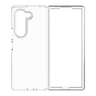 AXS - ULTRA CLEAR étui testé contre les chutes pour Samsung Galaxy Z Fold 6 - Transparent-Rebords biseautés surélevés protégeant votre appareil contre les chutes directes sur l’écran du téléphone et empêchant l’usure lorsqu’il est posé à l’envers