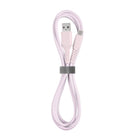 Basic Tech - Câble USB-C Tressé de 6 pi - Rose-3000+ test de pliage