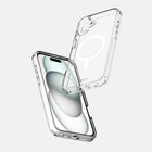 Avana - Coque Ice avec MagSafe pour iPhone 16 Plus - Transparente-Aimants extra-forts entre deux plaques pour une surface plane