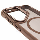 Blu Element - Chromatic Kick avec étui aimants pour Samsung Galaxy S26, Marron-Boutons en aluminium ultra-réactifs