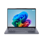 Acer - Ordinateur portable 14,5 po Copilot+ PC - Qualcomm Snapdragon X1E-78-100 - Adreno - SSD 1 To - RAM 16 Go - Windows 11 Famille - Gris acier-Alimentez vos journées les plus longues et libérez-vous de la prise avec une batterie conçue pour une productivité sans faille