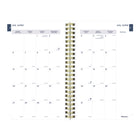 Blueline - 2025-2026 agenda académique hebdomadaire/mensuel - 8 po x 5 po - Collection Botanique - Bilingue-Reliure spirale double avec couverture en poly épais