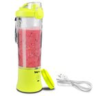 Total Chef - Mélangeur portatif sans fil - 20 oz - Néon vert-Bec pour boire, à débit rapide, avec couvercle de bec verrouillable et anti-gouttes 