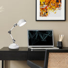 OttLite - Lampe de bureau LED Revive avec charge USB - Clearsun - Blanche-Port USB intégré 5V, 2,1A - charge complètement les tablettes, téléphones et autres appareils