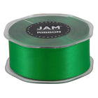JAM Paper - Ruban de satin double face - 1 1/2" de large x 25 m - Vert émeraude-Notre ruban est fabriqué à partir de satin double face de la plus haute qualité, qui présente une finition légèrement brillante mais lisse