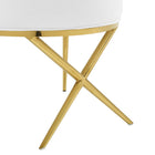 Modway - Savour Touffe Performance Velvet Fauteuil à manger d’accent - Blanc-9