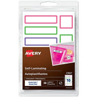 Avery Étiquettes autoplastifiantes, tailles assorties, couleurs néon, paq./30 (2363)-Tous les effets personnels de vos enfants reviendront sains et saufs à la maison avec des étiquettes extra durables pour enfants. Ces étiquettes uniques, colorées et autoplastifiantes sont très durables et résisteront aux enfants.