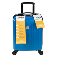 Pep Rally - Valise 19,25 po cabine pour enfant - Mauve-Fabriquée en PC-ABS léger et résistant aux chocs