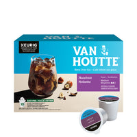 Van Houtte - Café infusé sur glace Noisette Capsules K-Cup – 10 un-Capsules k-cup de café infusé sur glace : Améliorée, pour un goût plus intense, la capsule K-Cup de Café infusé sur glace Van Houtte  est spécialement conçue pour résister à la glace