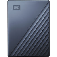 Western Digital - Disque dur externe portable My Passport Ultra Type-C - 5 To - Bleu-Conception métallique élégante pour une durabilité accrue à emporter partout