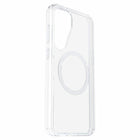 OtterBox - Symmetry Clear Magnets Case pour Samsung Galaxy S25+ - Transparent avec teinte bleue-Ancrages intégrés pour attacher des dragonnes et des breloques