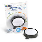 Learning Resources - Enregistreur de messages - Bulle de dialogue - Lot de 3-Enregistrez encore et encore : avec 20 secondes de temps d'enregistrement et un guide étape par étape facile, il est simple d'enregistrer un nouveau message chaque jour ! Transformez-le en un jeu d’apprentissage socio-émotionnel !