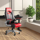 DESIGNlab By OSP - Chaise de jeu Orion - Accents rouges-Support lombaire intégré