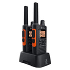 Cobra - RX680 Talkies-walkies étanches faciles à utiliser - Paquet de 2-Accès facile à 22 canaux FRS standard et 38 combinaisons canal/code de confidentialité préprogrammées