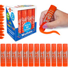 Kwik Stix - TPG60080-2 Bâtons de peinture à la tempera solide - paquet de couleur unique - orange - 12 par paquet - 2 paquets-5