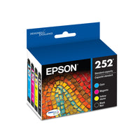 Epson - T252 Cartouche d'encre - Capacités mixtes -  Emballage mixte – Noir et couleurs-Qualité photo supérieure à celle des photos de labo